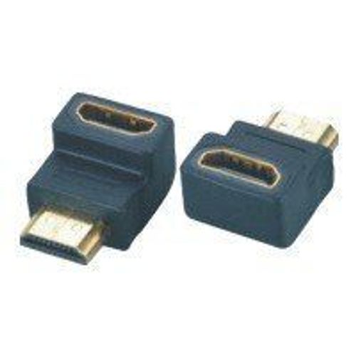 M-CAB - Adaptateur HDMI - HDMI femelle pour HDMI mâle - connecteur à 90°