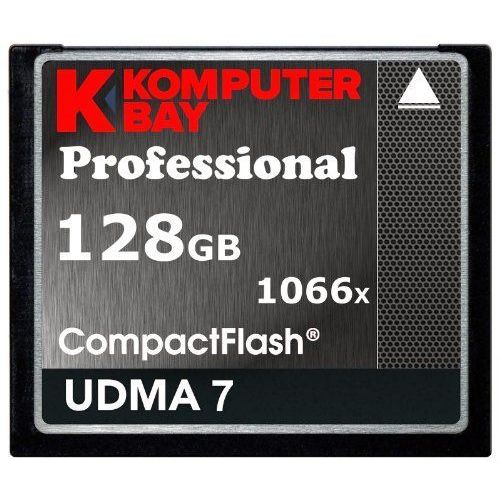 Komputerbay KB_128GB_COMPACTFLASH_1066X Carte mémoire Compact Flash 128 Go Noir