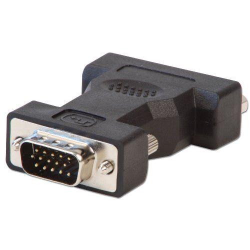 Lindy 71245 Adaptateur VGA mâle vers DVI-A femelle Contacts dorés et connecteurs en nickel