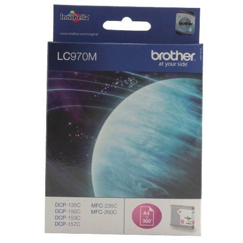 Brother LC970M Cartouche d'encre d'origine 1 x magenta 300 pages