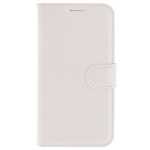 Muzzano Le Folio Etui À Rabat Avec Stylet/Chiffon Pour Samsung Galaxy S7 Edge Blanc