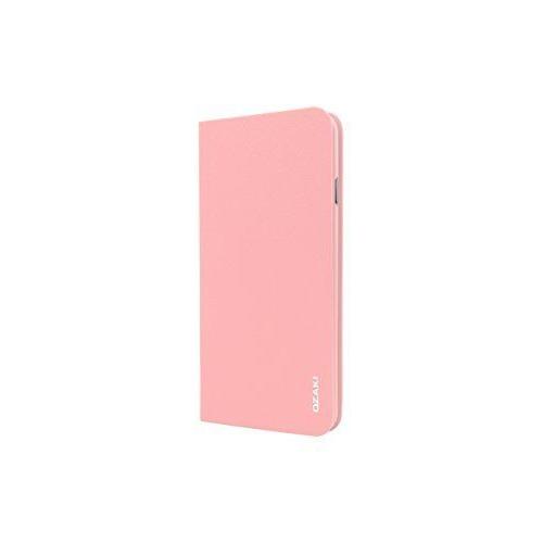 Ozaki Iphone 6 4.7``, Ocoat 0.3 Etui À Rabat En Cuir, Coque Intégrée, Bookstyle Book Case, Housse, C Classique Rose Bonbon