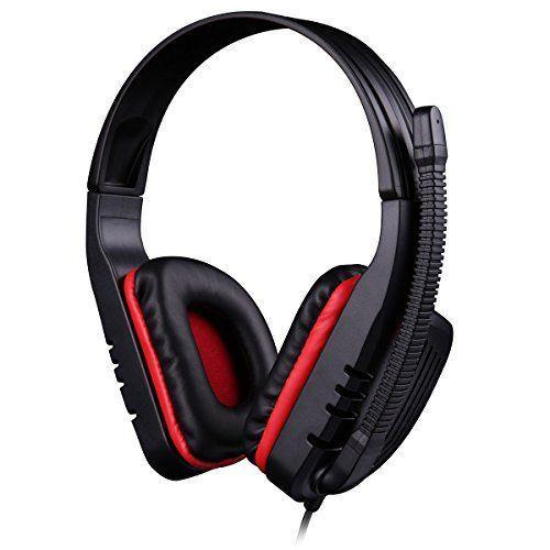 SADES Casque écouteurs intra-auriculaires Casque Gaming SA-711-RED rouge noir/rouge