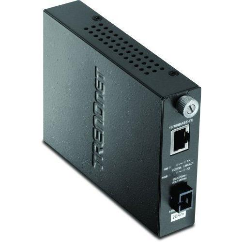 TRENDnet TFC-110S20D3i Convertisseur 200 Mbps Noir