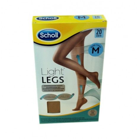 Scholl Collant Light Legs Nude/Chair 20 Deniers Taille M 