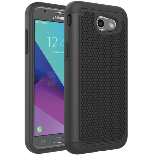 Housse Samsung Galaxy J3 (2017), Etui Housse Coque De Protection Double Couche Hybride Anti-Chute Armor Samsung Galaxy J3 (2017) (Samsung)