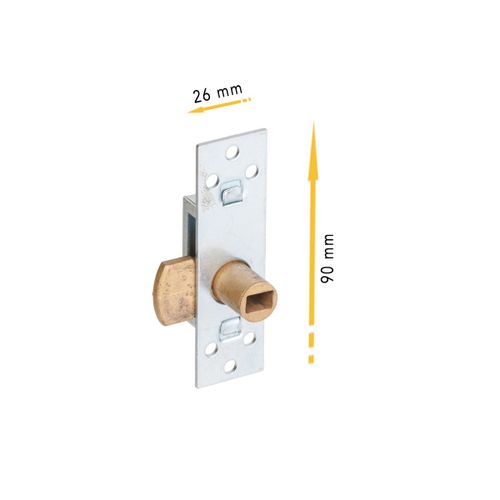 Batteuse à fléau réversible 90 x 26 mm rectangle de 6 x 9 mm et coupe feu Klose Besser