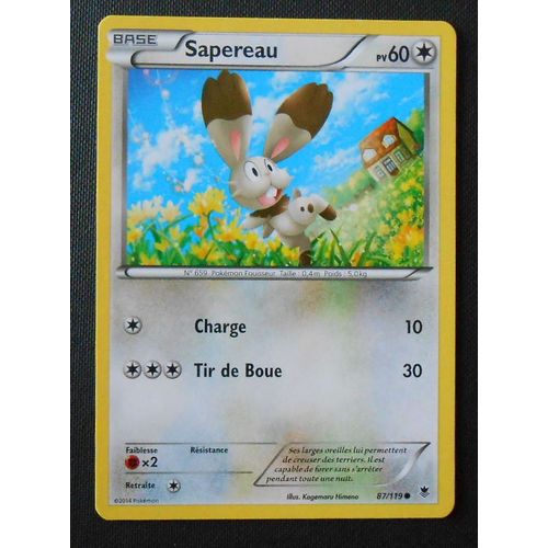 Pokémon - 87/119 - Sapereau - Commune