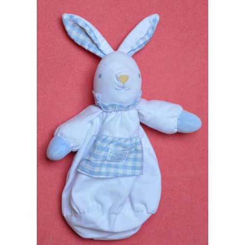 Doudou Lapin Tartine Et Chocolat Range Doudou Hauteur 31/32 Cm Hors Oreilles