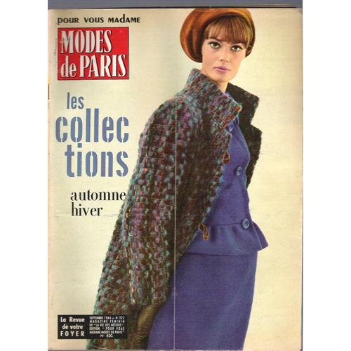 Modes De Paris 820 Septembre 1964 Collections Automne Hiver