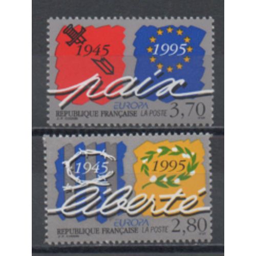 France 1995: Paire De 2 Timbres Europa N° 2941 Et 2942.