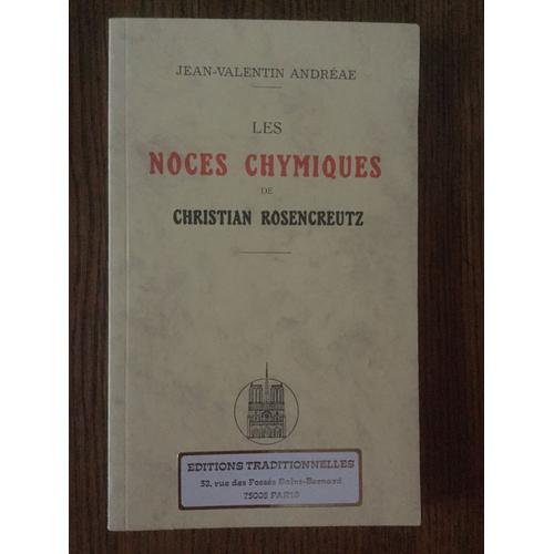 Les Noces Chymiques De Christian Rosencreutz