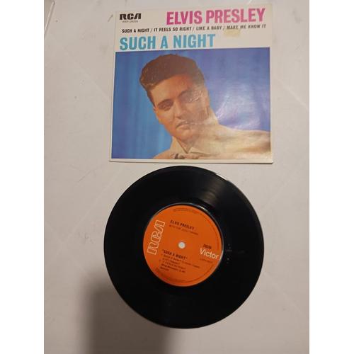 Elvis Presley Such A Night Ep 4 Titres Australie 1975