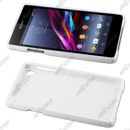 Ebeststar ® Etui Housse Coque S-Line Silicone Protection En Gel Pour Sony Xperia Z1 L39h, Sony C6906, Couleur Blanc [Dimensions Precises De Votre Appareil : 144 X 74 X 8,5 Mm, Écran 5'']