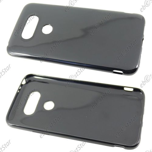 Ebeststar ®  Coque Silicone Gel Sans Motif Housse Etui Souple Pour Lg G5 H850, G5 Dual, G5 Se, G5 Lite, Couleur Noir [Dimensions Precises De Votre Appareil : 149,4 X 73,9 X 7,7 Mm, Écran 5.3'']