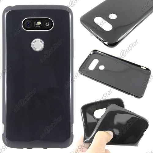 Ebeststar ® Housse Coque Protection Silicone Gel Etui Souple Pour Lg G5 H850, G5 Dual, G5 Se, G5 Lite, Couleur Noir [Dimensions Precises De Votre Appareil : 149,4 X 73,9 X 7,7 Mm, Écran 5.3'']