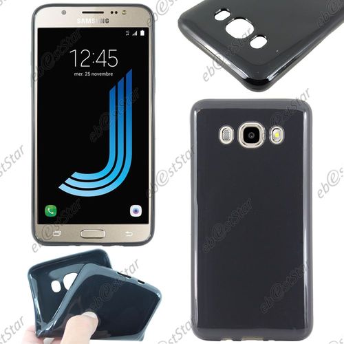 Ebeststar ® Housse Coque Protection Silicone Gel Etui Souple Pour Samsung Galaxy J5 2016 Sm-J510f, Couleur Noir [Dimensions Precises De Votre Appareil : 145,8 X 72,3 X 8,1 Mm, Écran 5.2'']