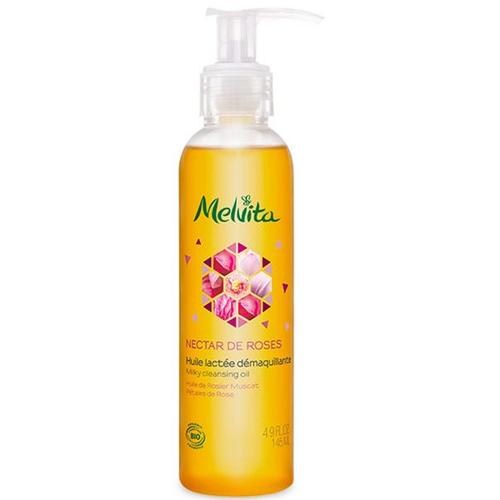 Melvita Nectar De Roses - Huile Lactée Démaquillante - 145 Ml 