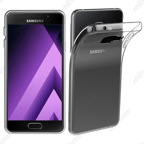 Ebeststar ® Pour Samsung Galaxy A3 2017 A320f - Housse Etui Coque Silicone Gel Souple Ultra Fine 0,3mm Et Invisible, Couleur Transparent [Dimensions Precises De Votre Appareil : 135,4 X 66,2 X 7,9 Mm, Écran 4.7'']