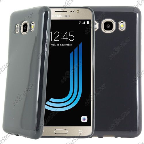 Ebeststar ® Pour Samsung Galaxy J5 2016 Sm-J510f - Housse Etui Coque Souple Silicone Gel Sans Motif, Couleur Noir [Dimensions Precises De Votre Appareil : 145,8 X 72,3 X 8,1 Mm, Écran 5.2'']