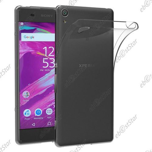 Ebeststar ® Pour Sony Xperia Xa, Xa Dual - Housse Etui Coque Silicone Gel Souple Ultra Fine 0,3mm Et Invisible, Couleur Transparent [Dimensions Precises De Votre Appareil : 143,6 X 66,8 X 7,9 Mm, Écran 5'']
