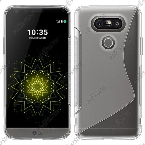 Ebeststar ® Etui Housse Coque S-Line Silicone Protection En Gel Pour Lg G5 H850, G5 Dual, G5 Se, G5 Lite, Couleur Transparent [Dimensions Precises De Votre Appareil : 149,4 X 73,9 X 7,7 Mm, Écran 5.3'']