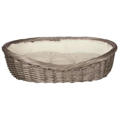 Trixie Corbeille Doublée Avec Coussin - 80 Cm - Gris - Pour Chien