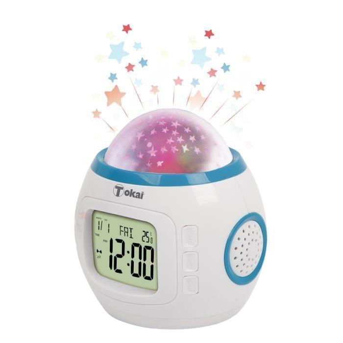 Réveil enfant - Réveil étoile - Ciel étoilé - Réveil numérique - Calendrier  radio LED