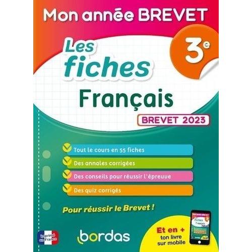 Les Fiches Français Brevet 3e