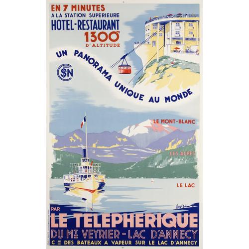 Affiche Annecy Mont Veyrier