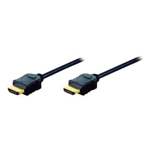 ASSMANN - Câble HDMI avec Ethernet - HDMI mâle pour HDMI mâle - 10 m - triple blindage - noir