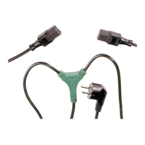 ASSMANN - Câble d'alimentation - power IEC 60320 C13 pour power CEE 7/7 (M) - CA 250 V - 1.7 m - moulé - noir - Europe