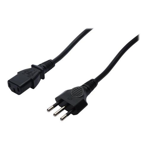 ASSMANN - Câble d'alimentation - power IEC 60320 C13 pour CEI 23-50 (M) - CA 250 V - 1.8 m - moulé - noir - Italie