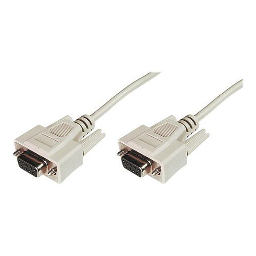 ASSMANN - Câble série - DB-9 (F) pour DB-9 (F) - 2 m - moulé - beige