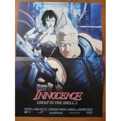 Innocence Ghost In The Shell 2 De Mamoru Oshii - Affichette Originale De Film Format 40 X 60 Cm