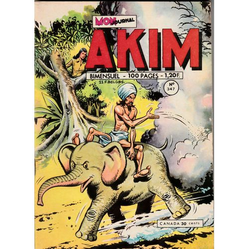 Akim N°347 Terreur Dans La Jungle