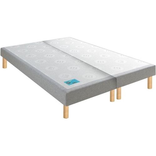 Sommier 2 X 90 X 200 Petit Dormeur Chine Gris Clair 1820 (180x200)