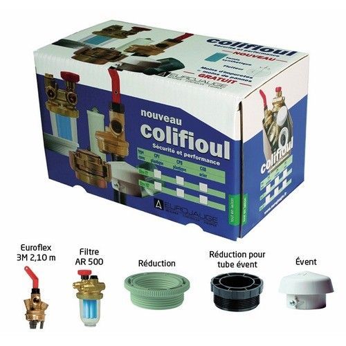 Kit Colifioul avec filtre F/F - pour cuve plastique AFRISO EUROJAUGE