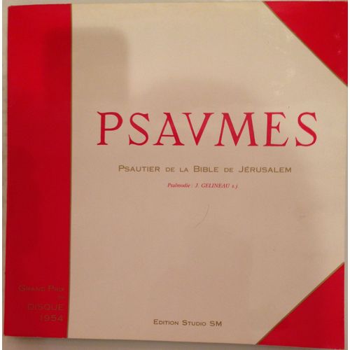 Psaumes, Psautier De La Bible De Jérusalem