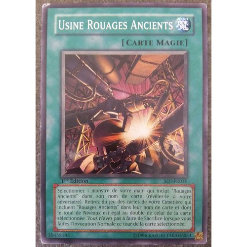 Yu-Gi-Oh! - Soi-Fr039 - Usine Rouages Ancients - Commune