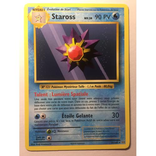Pokémon - 31/108 - Staross Niv.28 - Xy - Evolutions - Rare
