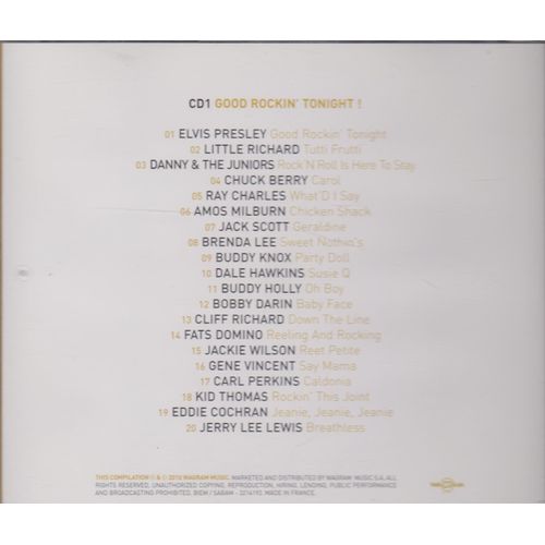 Cd Rock & Roll Spirit : Good Rockin' Tonight !  Presley-Richard-Danny- Berry- Milburn- Scott- Brenda