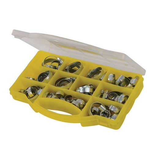 Coffret de colliers pour tuyaux - 60 pcs
