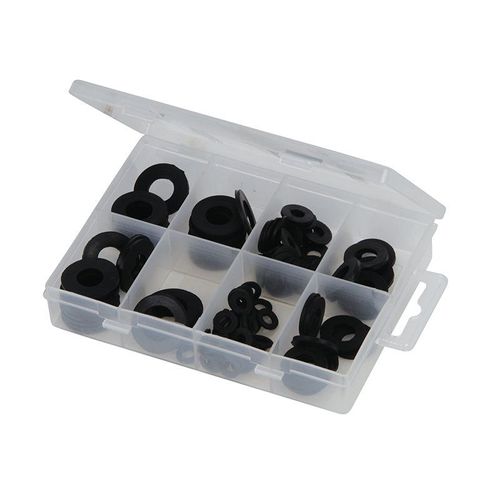 Coffret de rondelles en caoutchouc - 120 pcs