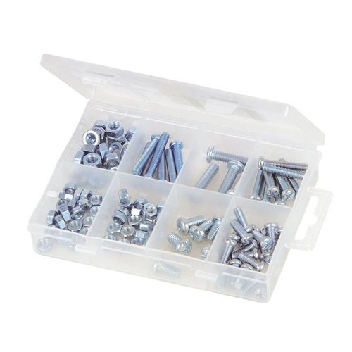 Coffret de vis à métaux et écrous - 105 pcs