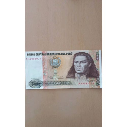 Billet 500 Quinientos Intis