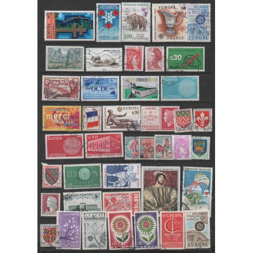 France: Lot De 80 Timbres Oblitérés En Bon État. 
