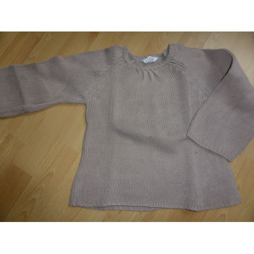 Pull Kidkanaï Coton 4 Ans Beige