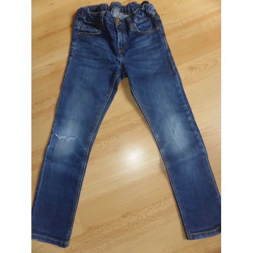Jean Zara Kids Coton 4 Ans Bleu Foncé