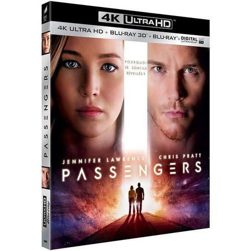 Passengers - 4k Ultra Hd + Blu-Ray 3d + Blu-Ray